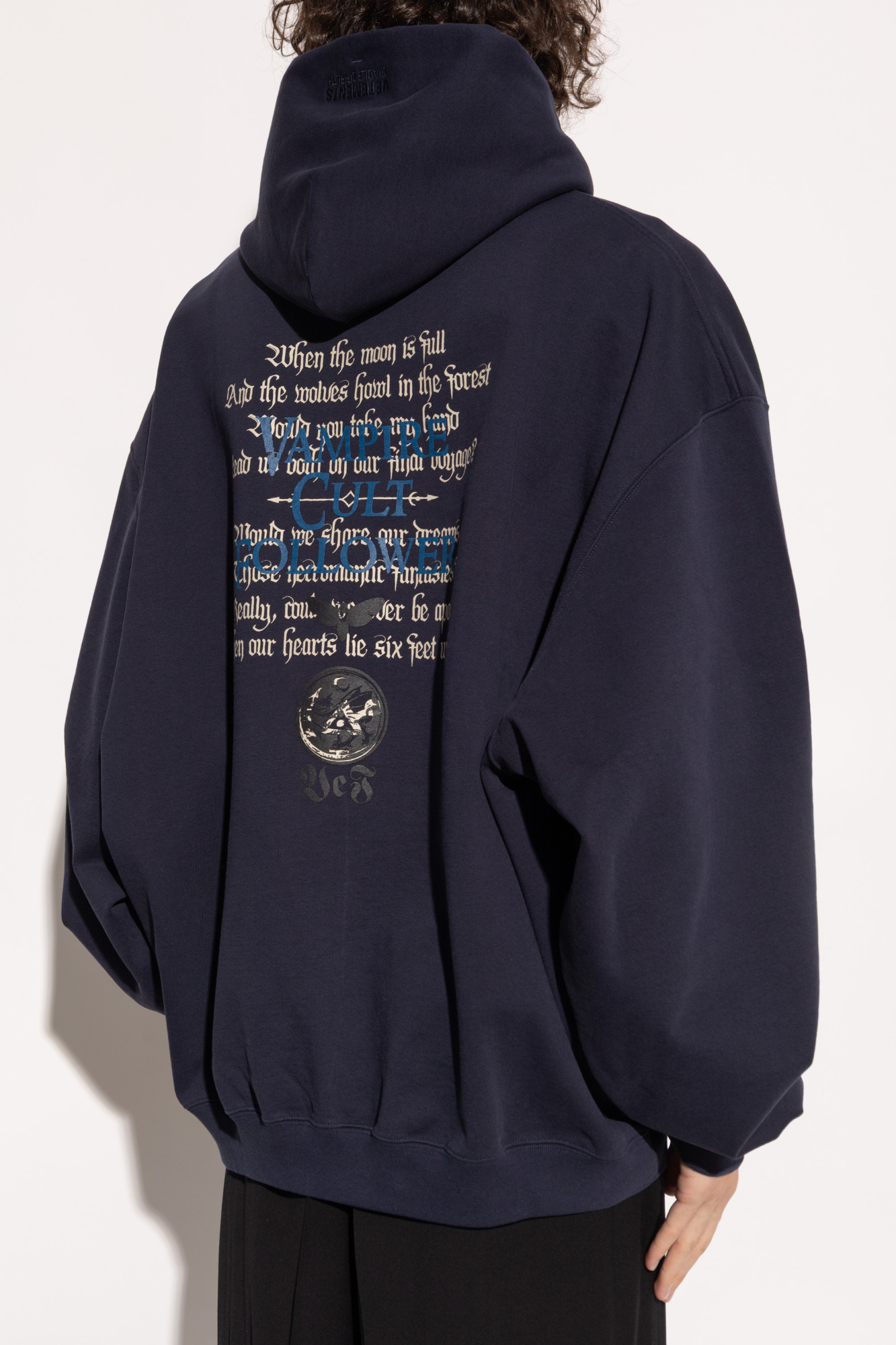 Navy blue Sweatshirt with print VETEMENTS - Vitkac AS